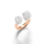 NUDO ring with diamonds by Pomellato