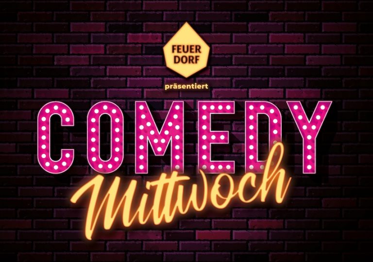 Eventserie „Comedy Mittwoch“ im Feuerdorf Prater