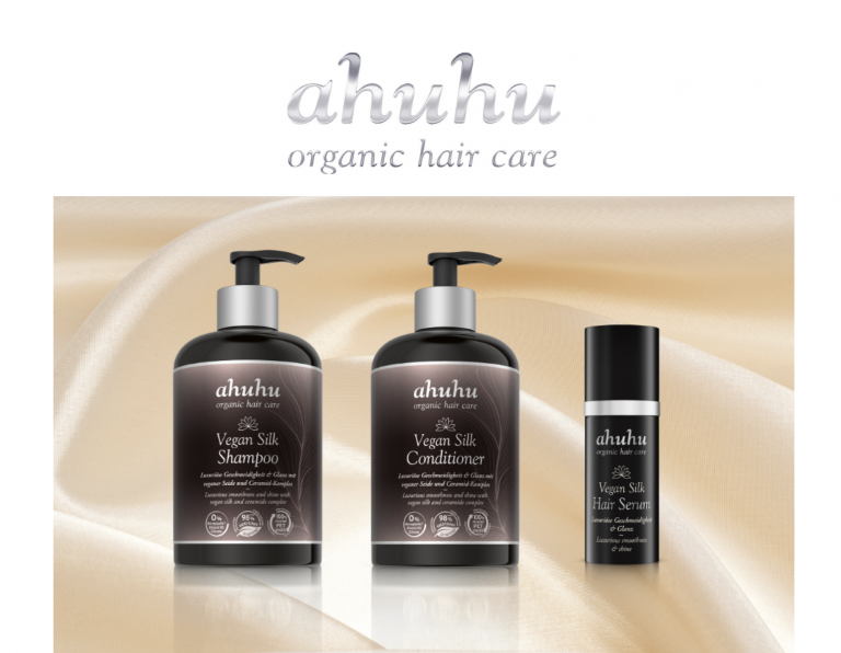 ahuhu – Haarpflege Deluxe mit veganen Seidenproteinen