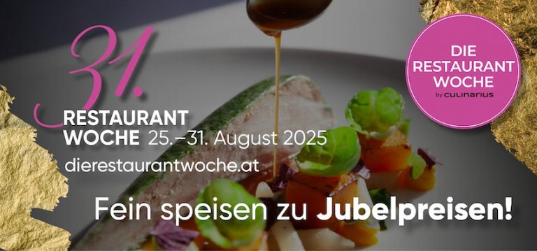 Über 100 Spitzenrestaurants laden ein – Restaurantwoche 2025 startet