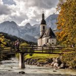 Ramsau Kirche Herbst Steg