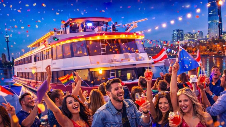 Musik, Lifestyle und Wien: Die Donau wird zur ESC-Bühne