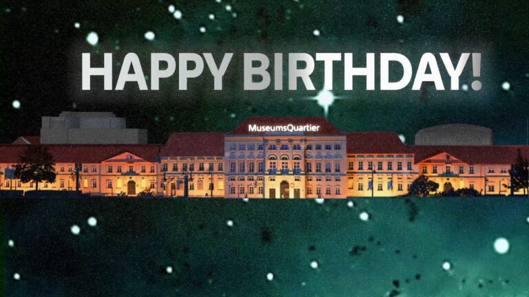 Ein Vierteljahrhundert Kultur: Das MuseumsQuartier feiert 25 Jahre